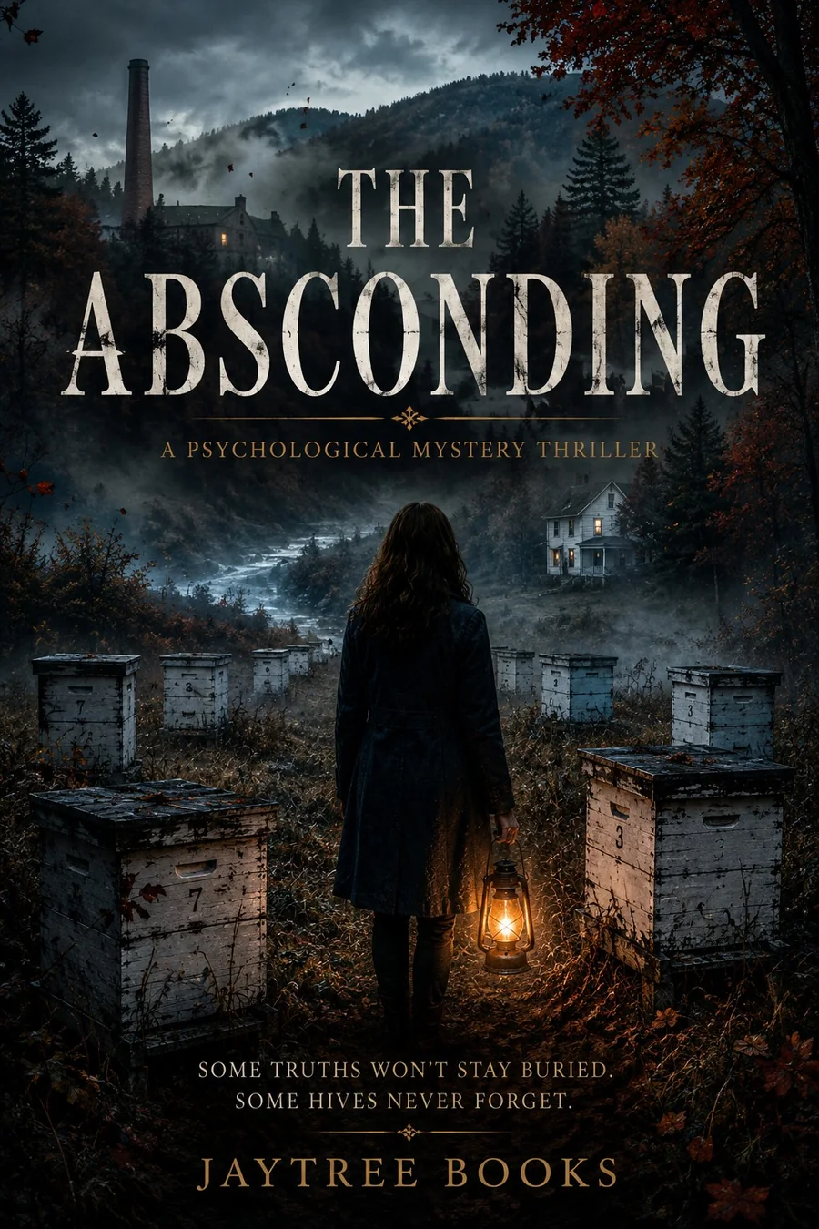 The Absconding psychological family secrets mystery book cover