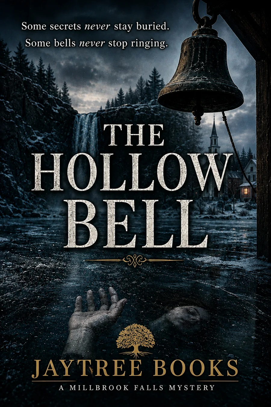 The Hollow Bell small-town supernatural mystery book cover